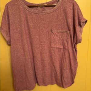 Zenana Purple with Pocket. VERY soft. NWOT. Size 1X